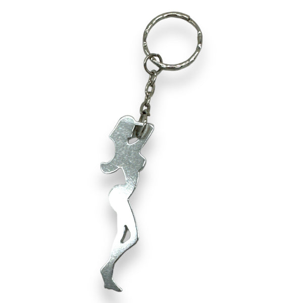 Nyckelring Kapsylöppnare Sexy Body - Silver