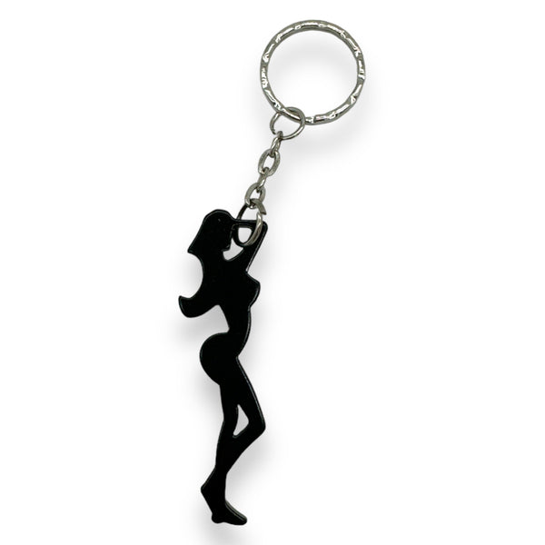Nyckelring Kapsylöppnare Sexy Body - Svart
