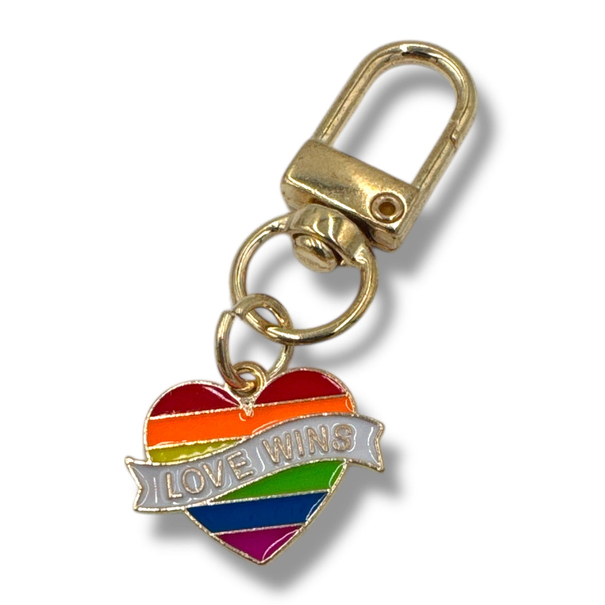 Love Wins Heart Keychain