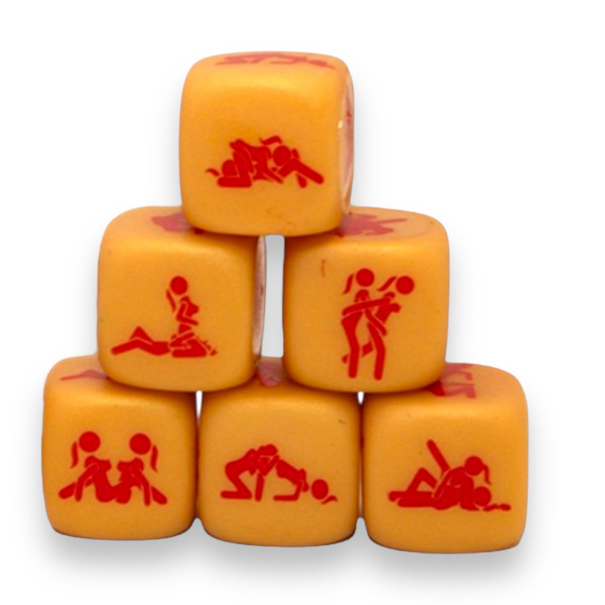 Gold Kamasutra Sex Dice for Lesbian Couples