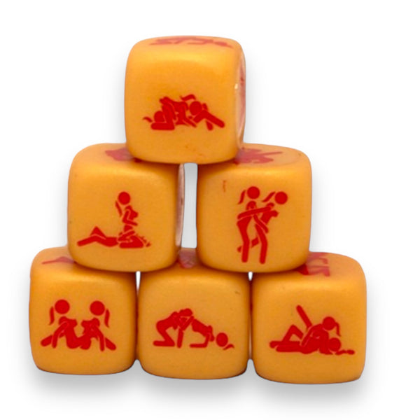 Gull Kamasutra-terninger for lesbiske par