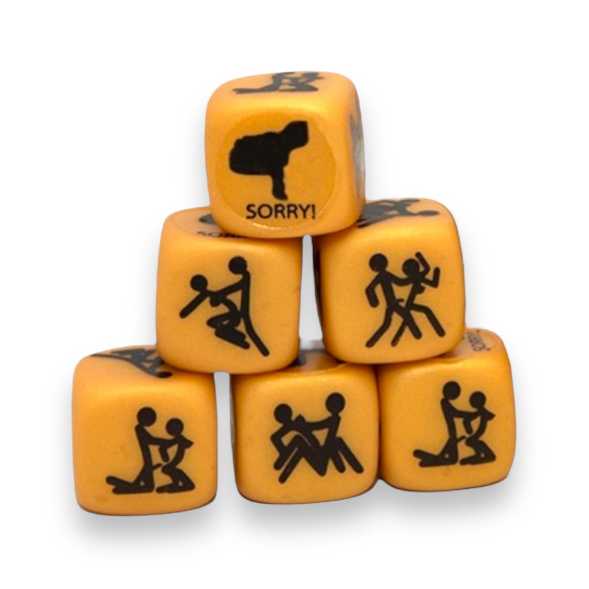 Gold Kamasutra Sex Dice for Couples