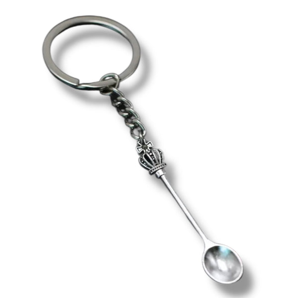 Nyckelring Minispade med Krona