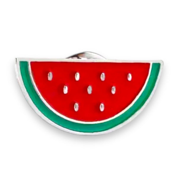 Wassermelonenscheibe Button Pin
