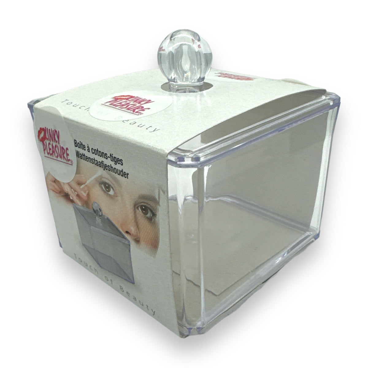 Plastic Cotton Swab Holder, White - photo 5