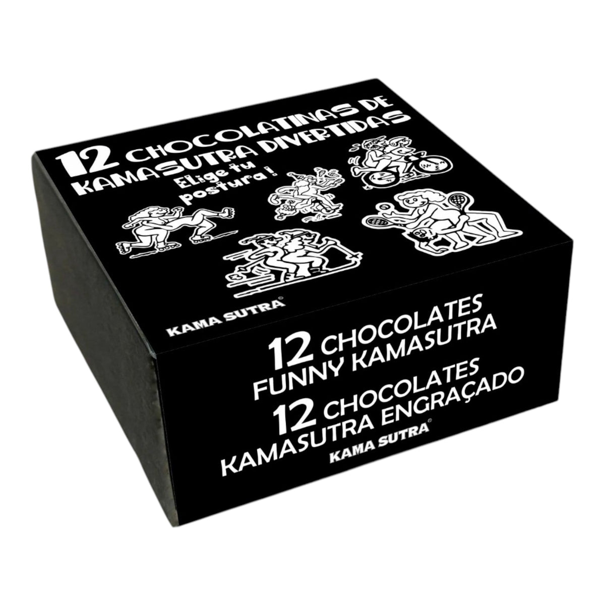 Kamasutra Chocolate Box, 12 Milk Chocolates