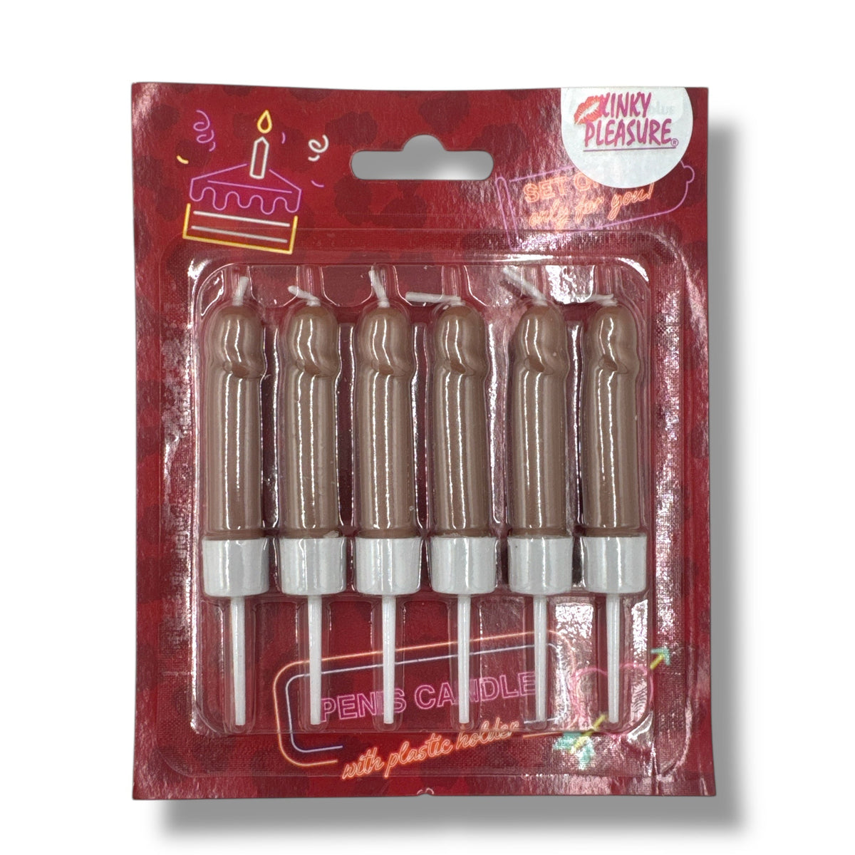 Penis Candles, Set of 6, Two Colours - photo 3