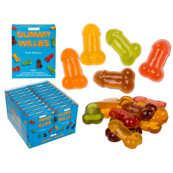 Vingummi-tissemænd med frugtsmag - ca. 100 g