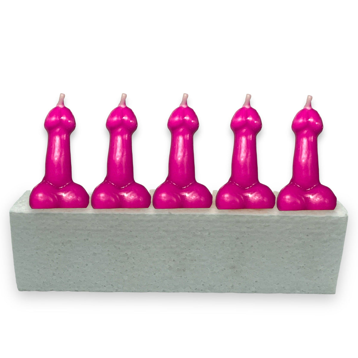 Penis Candles - 5 Pieces - Purple