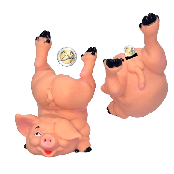Piggy Band Ondeugend Varkensbeeldje Ondersteboven