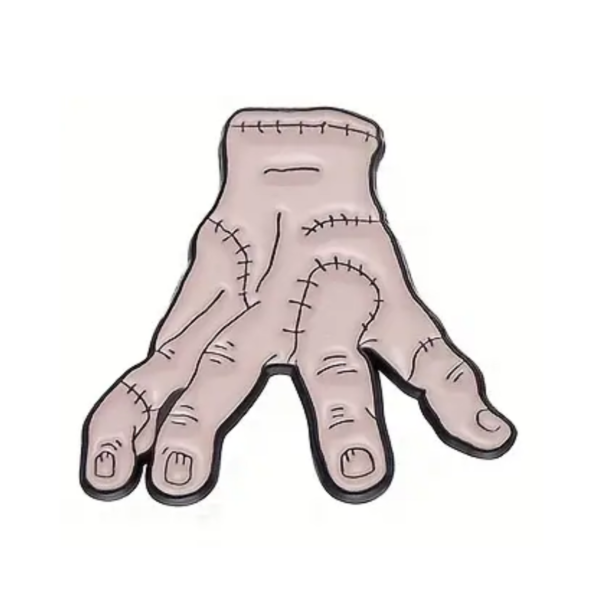 Stitched Hand Gothic Enamel Pin