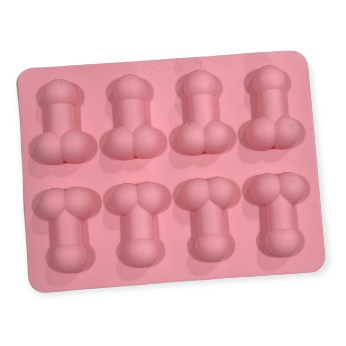 Penis Baking and Ice Mould Light Pink Silicone