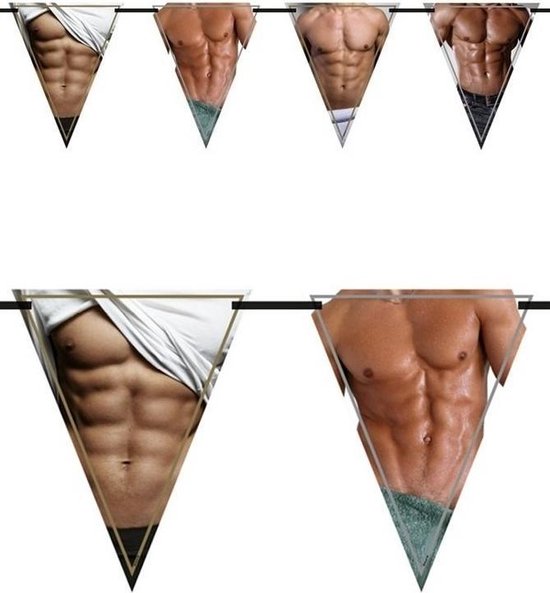 Cheeky Birthday Banner, Man or Woman Body
