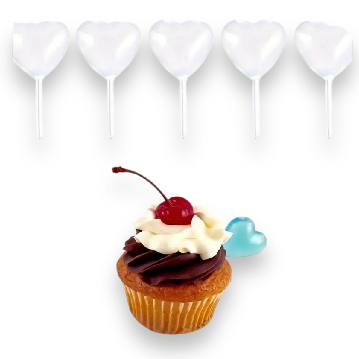 Heart Shaped Food Pipettes, Set of 4
