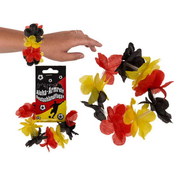 Bracelet Style Hawaïen Drapeau Allemand