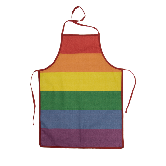 Rainbow Pride BBQ and Kitchen Apron