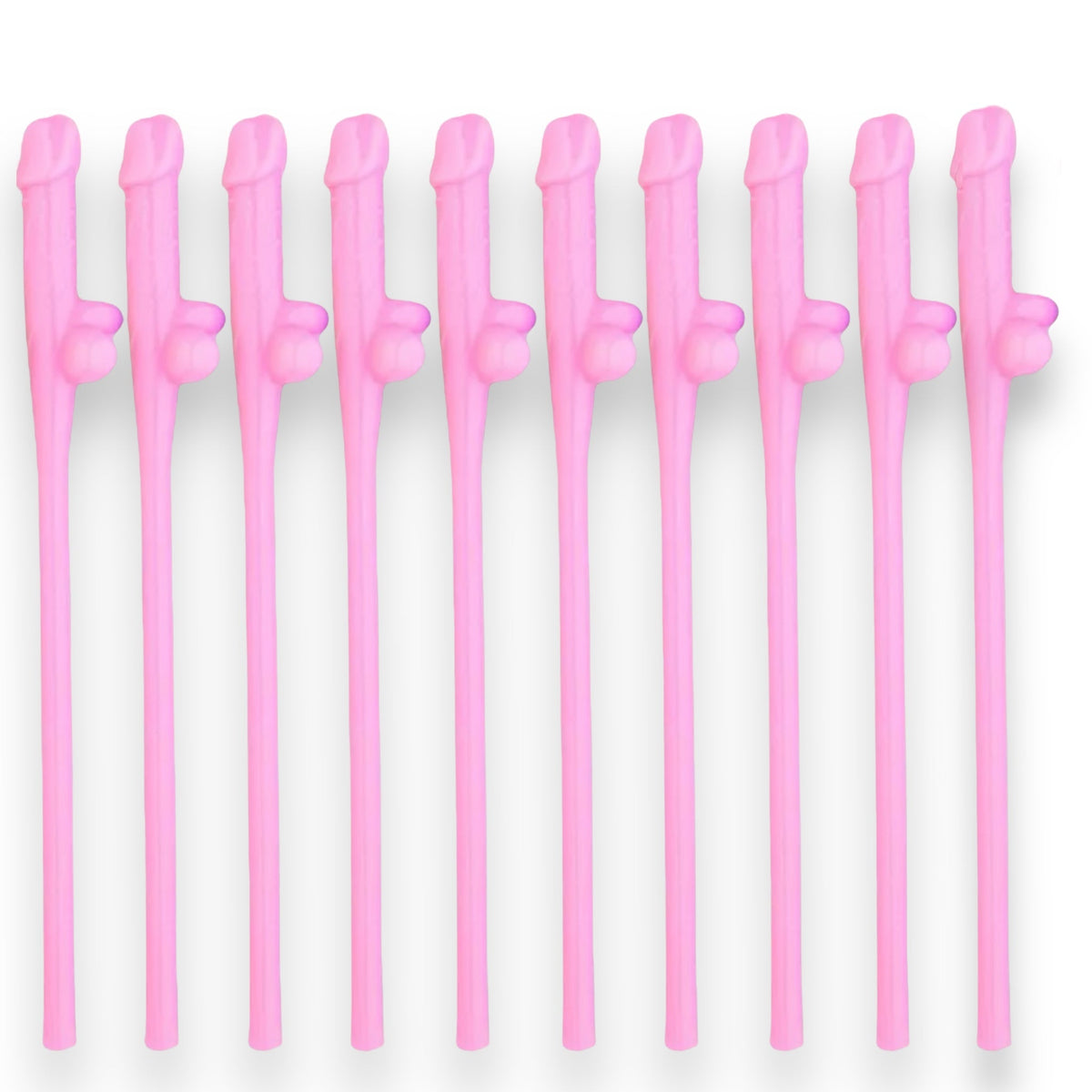 Penis Straws Light Pink - Pack of 10 - photo 2