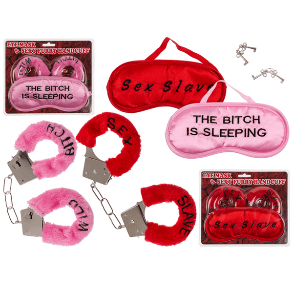 Conjunto Divertido de Máscara de Olhos e Algémas, 2 Peças